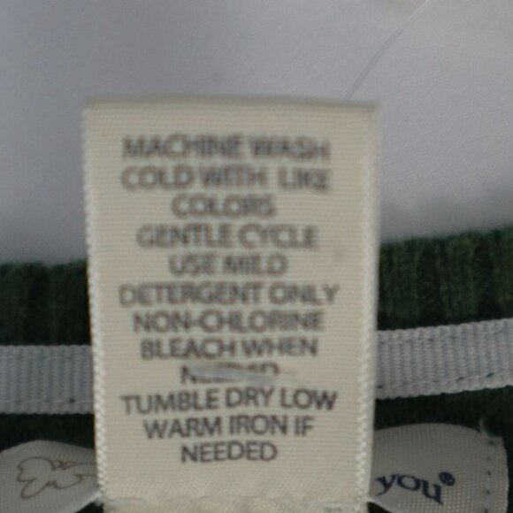 Green & White Striped Shirt Sleeve Knit Top by Between Me & You Vintage Size‎ S - Picture 4 of 7